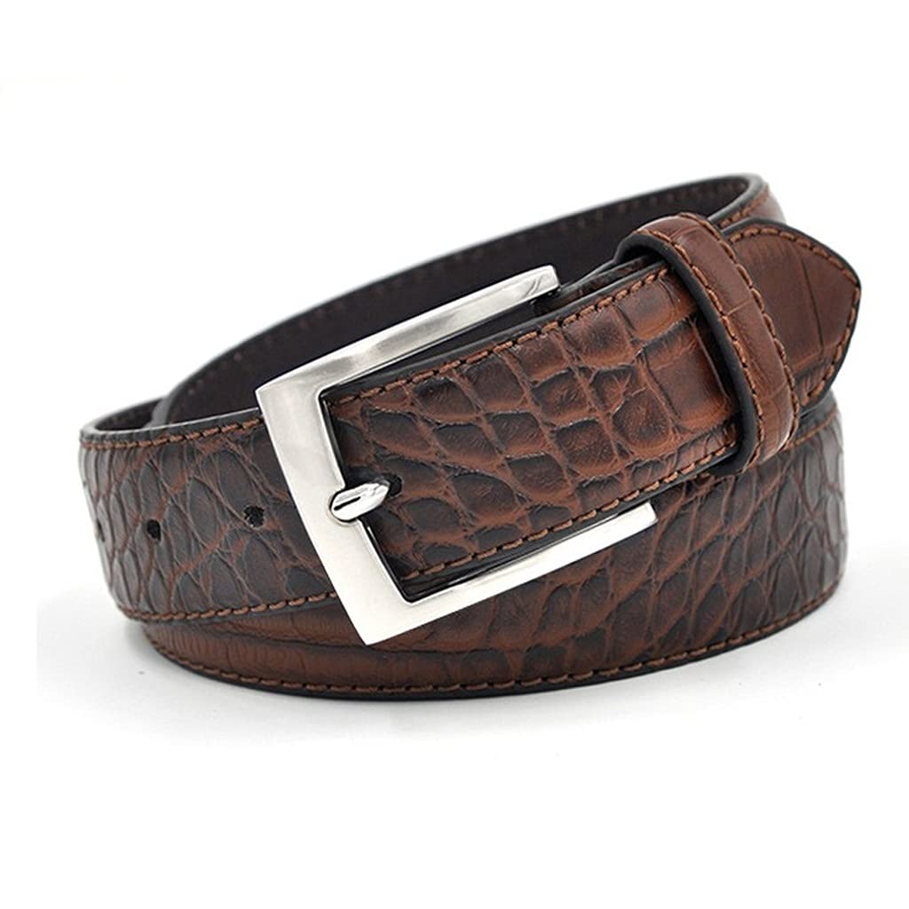 Ceinture en cuir marron pour homme parfaite pour le bureau et les grandes occasions