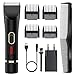 Cortapelos Hombre, Moevert Maquina Cortar Pelo Profesional Máquina Cortapelo Cabeza Maquinilla Eléctrica Cortadora de Pelo Recortadora con Pantalla LCD Batería Recargable para Adulto