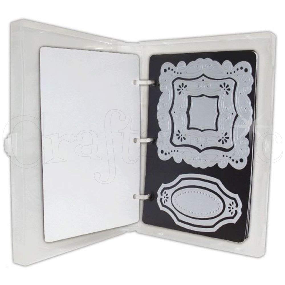 Crafters Companion Crafter's Companion Ss30-3 Ezmagnetic Fustellato Mini Stoccaggio Pannelli Confezione da 3 Magnetica 25.3 X 16.7 X 0.4 Cm Bianca, White, unità