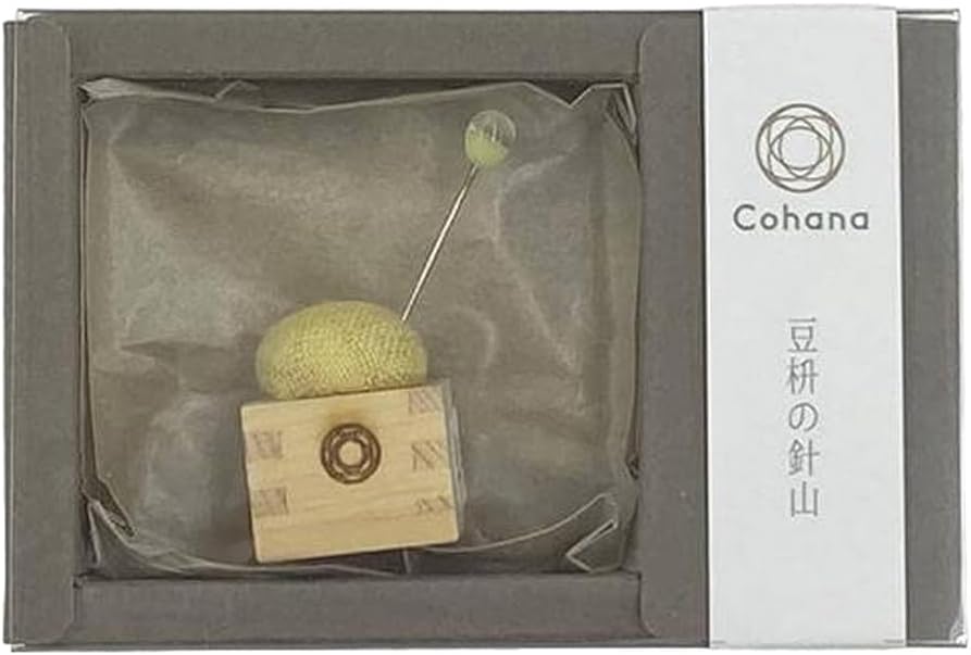 Cohana - Yellow Masu Mini Pin Cushion with Pin - 1 Piece