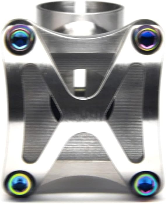 Titanium Bicycle Stem Bike Stem 25.4mm/31.8mm 5 Degree Bike Handlebar Stem for Mountain Bike Road Bike BMX MTB,Stem X Length 50/60/70/80/90/100/110/120mm