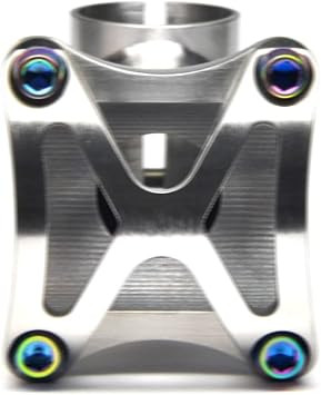 Titanium Bicycle Stem Bike Stem 25.4mm/31.8mm 5 Degree Bike Handlebar Stem for Mountain Bike Road Bike BMX MTB,Stem X Length 50/60/70/80/90/100/110/120mm