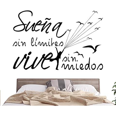 Docliick Vinilo de pared con frase motivadora Cover