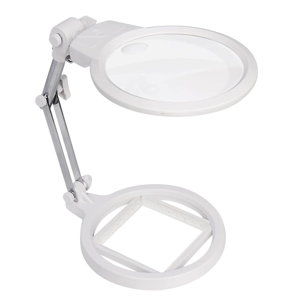 Lampe loupe pour lecture et travaux manuels sur bureau pliable