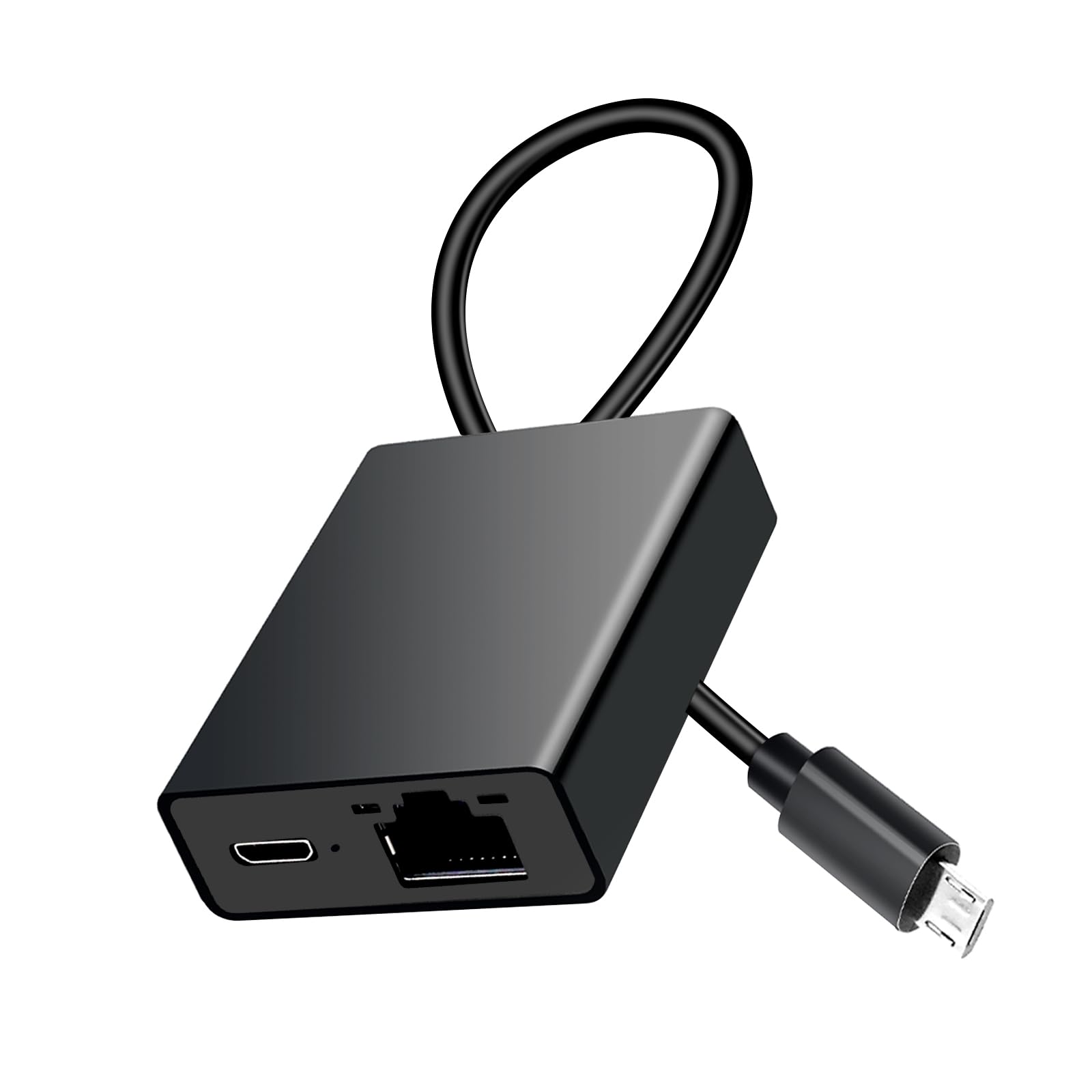 Ethernet Adapter für Fire TV Stick, Wowfast Micro USB auf RJ45 Ethernet Netzwerk Adapter kompatibel mit 4K Fire Stick, Chromecast Google Home Mini und Weiteren Streaming TV Sticks