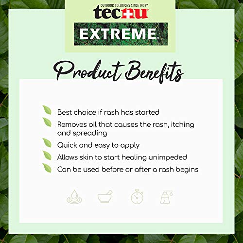 Image of Tecnu Extreme Poison Ivy and Oak Scrub, Removes Poisonous Plant Oils That Cause Rash and Itching, 10 Ounces