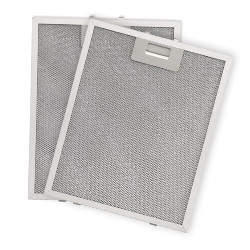 Anakel Home Filtros de Campana Extractora 400472918 compatibles con TEKA DM90 DM60 | 2 Unidades Filtro Metálico 32x26cm (Revisar Medidas entre Pestañas)