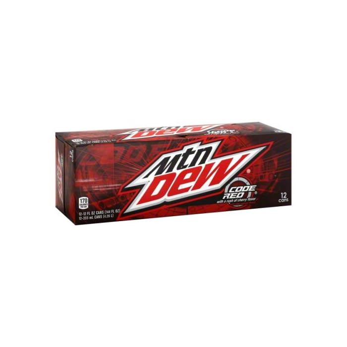Buy Mountain Dew Soda Fridge Pack Pack Of 4 Code Red Soda Cherry Online At Desertcart Bermuda