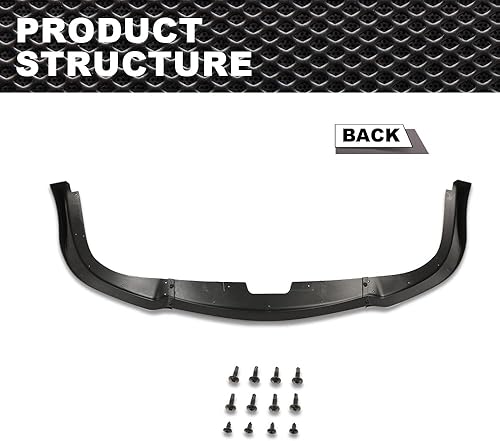 Miniatura 8 de Divisor de parachoques delantero sin pintar compatible con Subaru Impreza WRX STI CS2 2006-2007