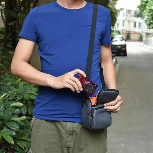 JHDFH Digitale reiscameratas Waterdichte cameratas Fotodraagtas (Color : C, Size : One size)