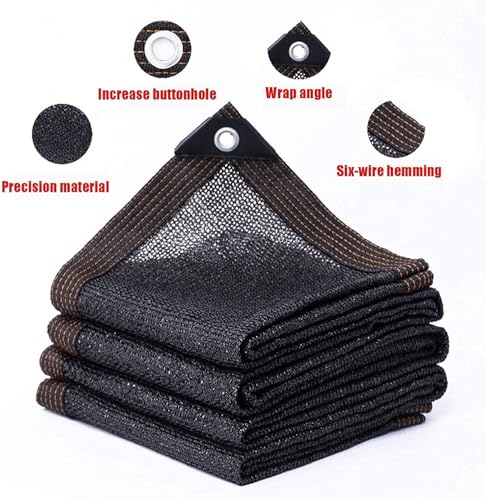 Malla parasol 90% sombreado protección solar aislamiento térmico jardín patio 4