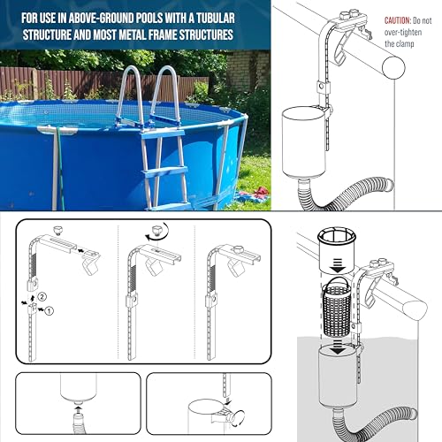 Image of U.S. Pool Supply Pool Skimmer - Above Ground Pool Skimmer, Floating Surface
