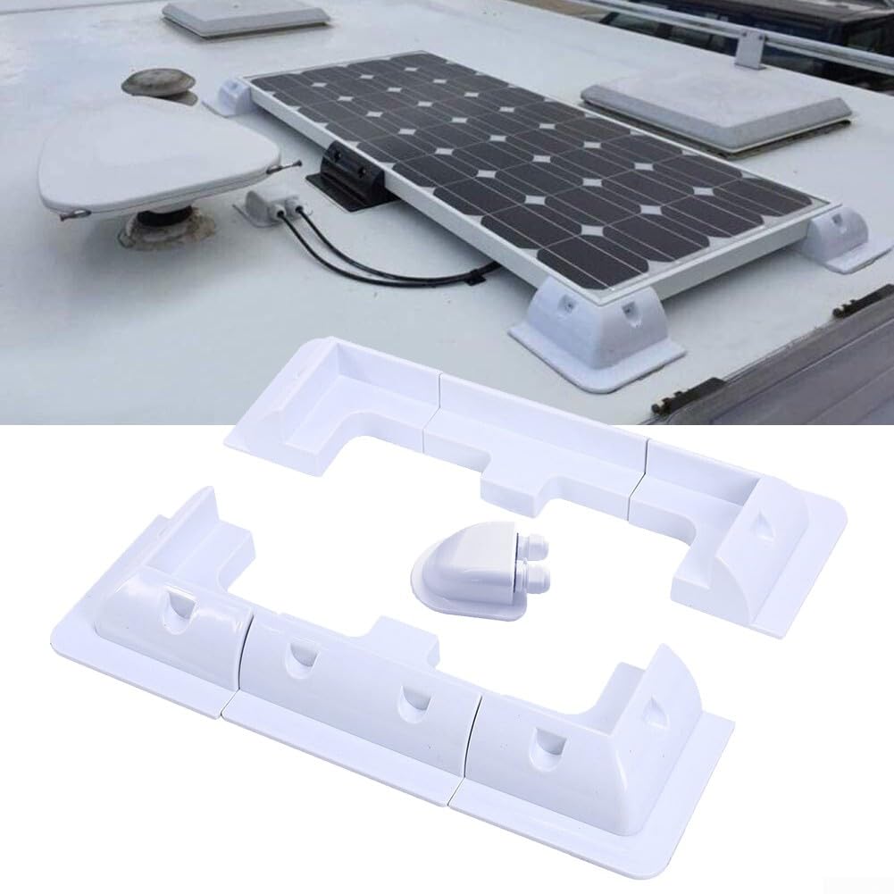 Lot De 7 Supports Montage Panneau Solaire Sans Perçage - TRAMILY Pour Caravanes, Bateaux Et Toits