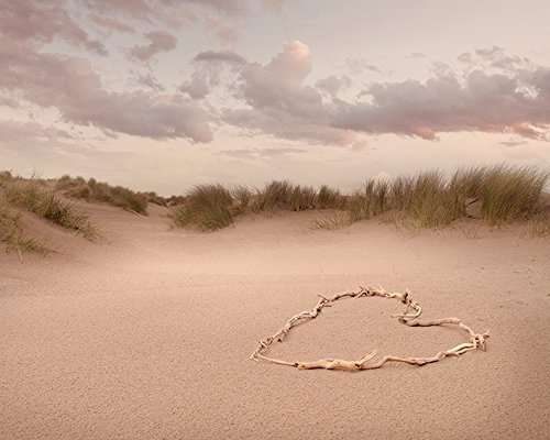Ian Winstanley Love in The Dunes Canvas Print, Polyester, Multi-Colour, 40 x 50 cm