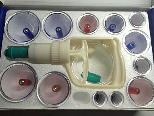 SGirl Kangzhu 12-Cup Biomagnetic Chinese Cupping Therapy Set