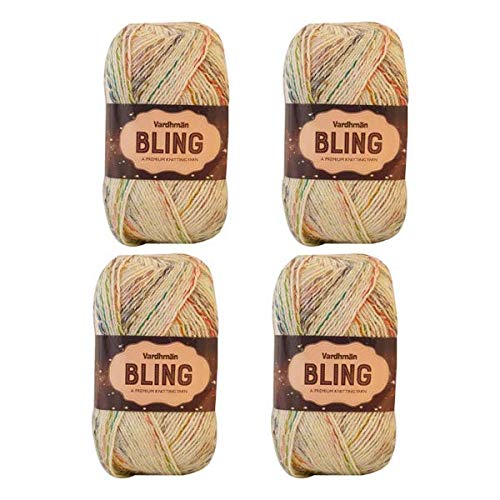 Vardhman Knitting Yarn Bling Luxury Soft Wool Yarn For Knitting Sweater