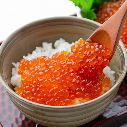 いくら 醤油漬け 鱒卵 冷凍 1kg(500gx2P) ギフトボックス付き