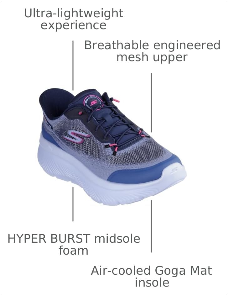 Image of Skechers Women's Go Walk Max Cushioning Hyper Burst Nikita Hands Free Slip-ins