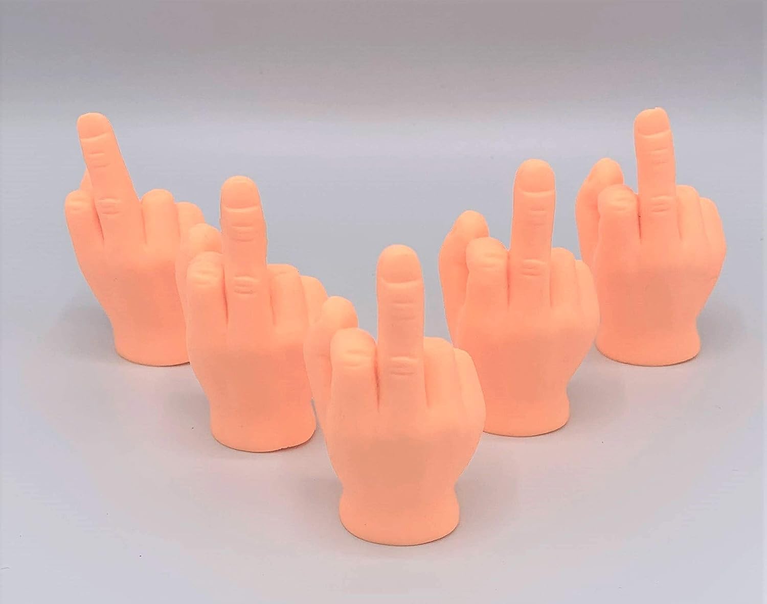 10 PCS Tiny Middle Finger Puppet, Miniature Small Hands, Mini Finger Hands Funny Hand Puppet for Game, Fun and Realistic Design Party Favors for Adults