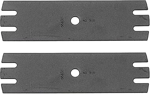 MaxLLTo Paquete de 2 cuchillas de repuesto 40-316 compatibles con Oregon para MTD 781-0080-0637 para bordeadoras serie 500-600 (9 pulgadas de largo