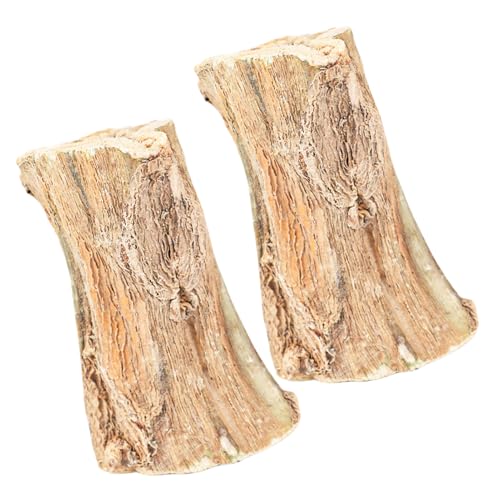 ハムスターチュースティック、チンチラスティック,2倍の木製の小さな動物の噛み棒 - 天然のパパイヤペット歯のケアは、リスのドー??ルビル用の健康な歯の粉砕おもちゃを磨きます