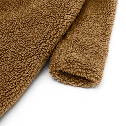 Thick Long Cardigans Coats For Girls Fleece Cotton Outwear Little Kid Windproof Warm Button Jacket Warm Cozy Clothes4