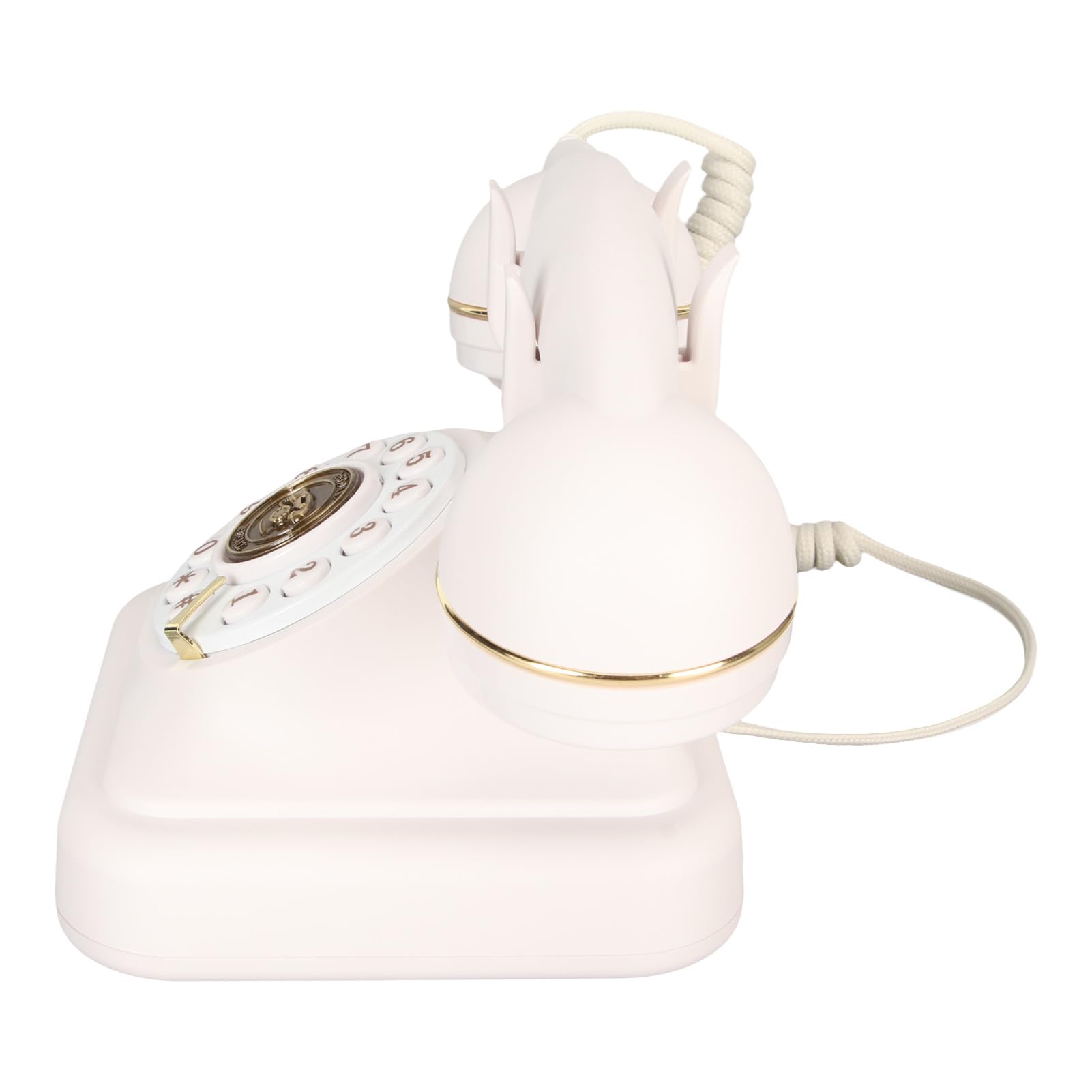 Keenso Retro Vintage Dekoracyjny Telefon Stacjonarny Ogromny Duży Guziki Telefon dla Osób Starszych w Hotelowym Biurze Gospodarstwa Domowego, materiał ABS
