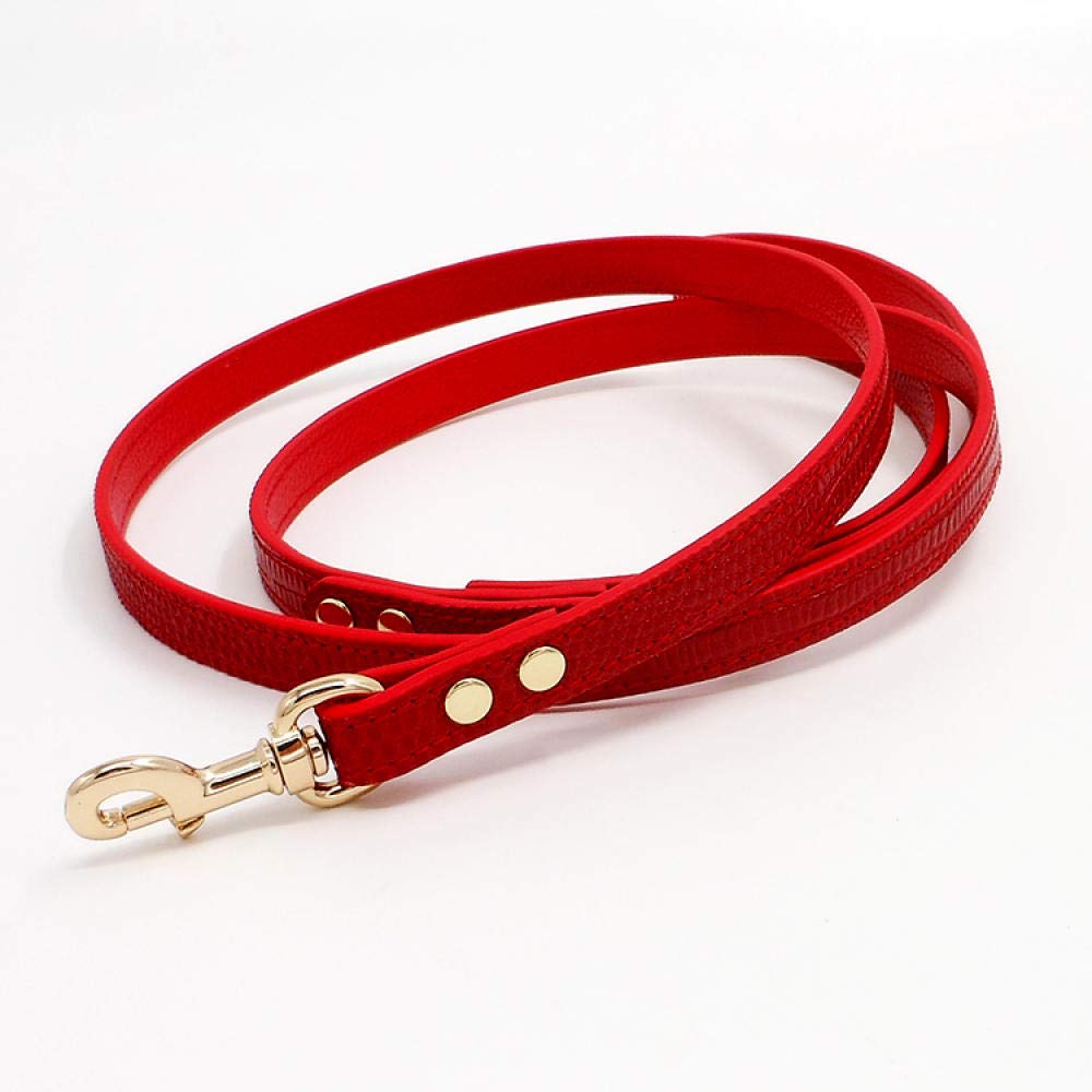 Correa para Mascotas Collar de Cuero Genuino para Mascotas, Collar para Perros Boutique, Lujoso Collar de Cuero Suave para Perros, diseñador distinguido Exclusivo de Plomo-Verde_S