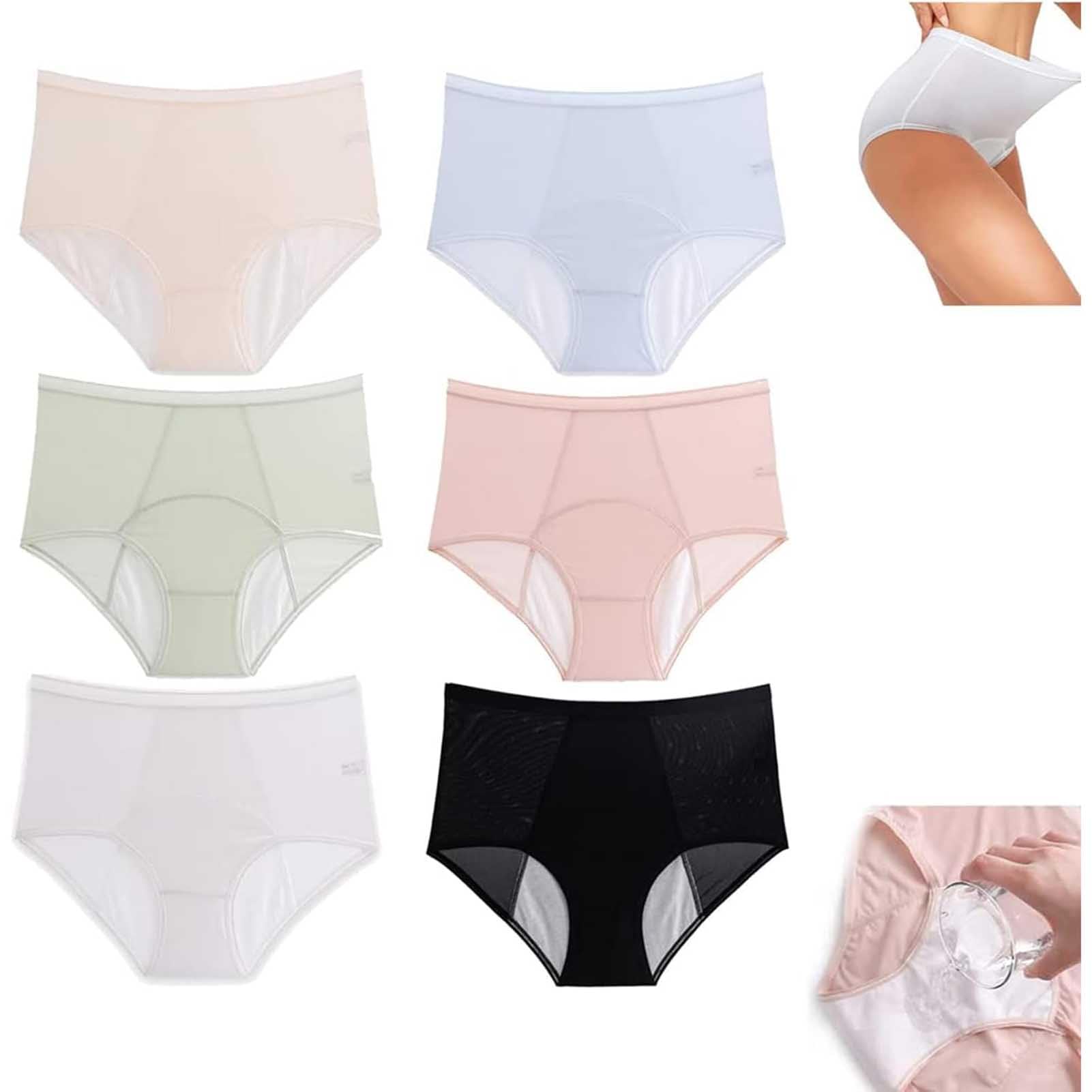 MenstruationshöSchen, Hohe Taille Auslaufsichere PeriodenschutzhöSchen Waschbar Und Wiederverwendbar MenstruationshöSchen FüR Erwachsene Und Frauen, 3er-Pack