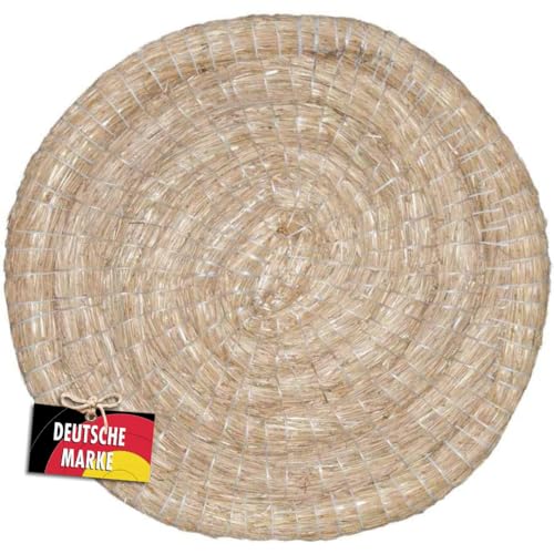 Runde Strohscheibe Deluxe - Ø 80 cm x 8 cm - Zielscheibe - Farbe: Natur; Zubehör für Bogenschießen, Pfeil und Bogen, Bogensport Runde Strohscheibe Deluxe - Ø 80 cm x 8 cm - Zielscheibe - Farbe: Natur; Zubehör für Bogenschießen, Pfeil und Bogen, Bogensport