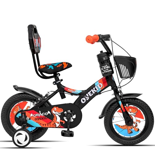 Image of Draco Cycle for Kids 3 to 5 Years (Glossy Black, 12T)