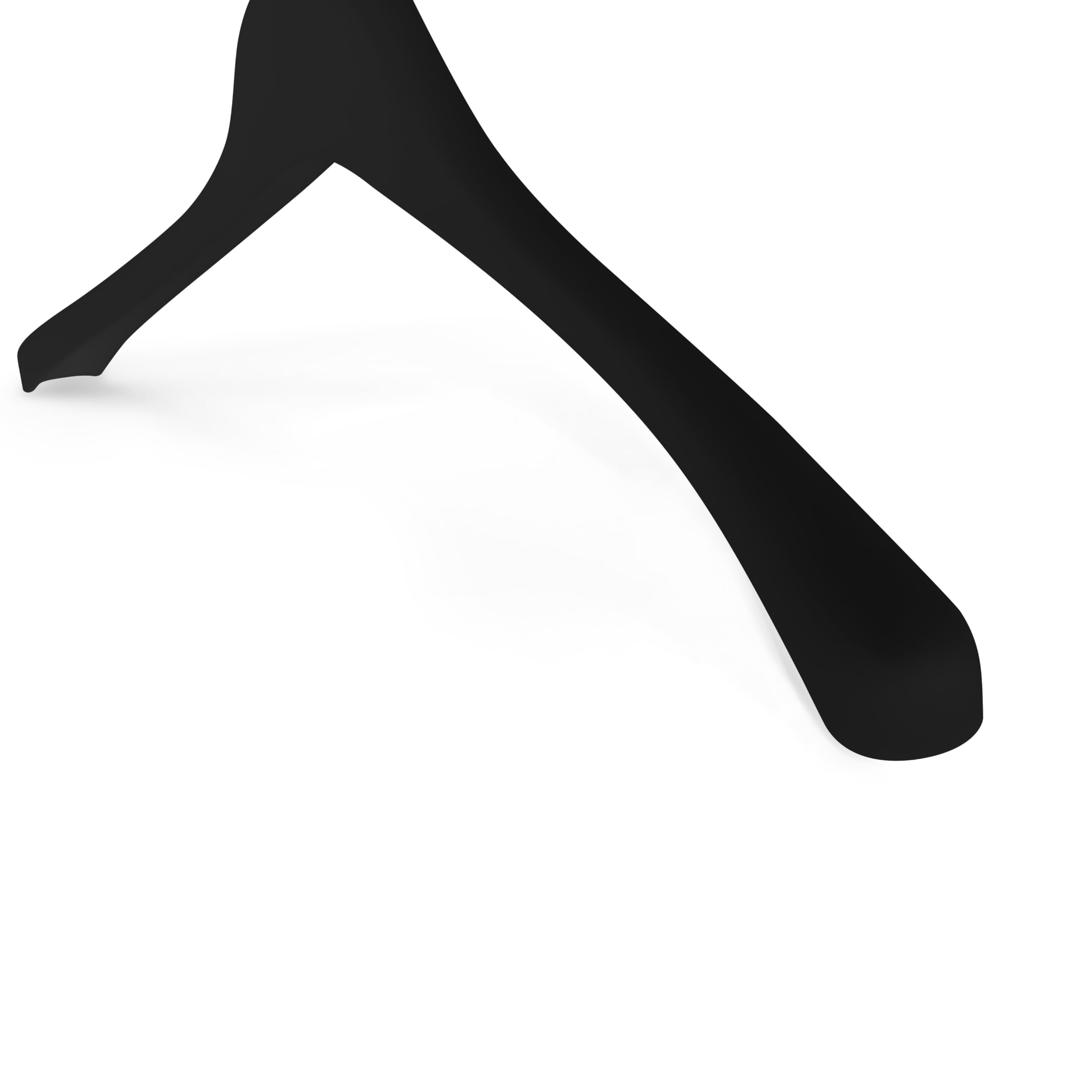 Grucce Appendiabiti Salvaspazio In Plastica - 25 Pezzi Nero, Per Camicie E Magliette - Foto 2