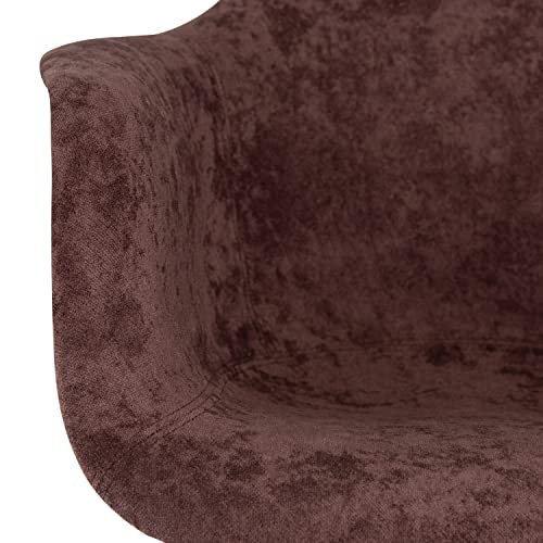 Sillón moderno base Eiffel terciopelo verde menta miniatura 7