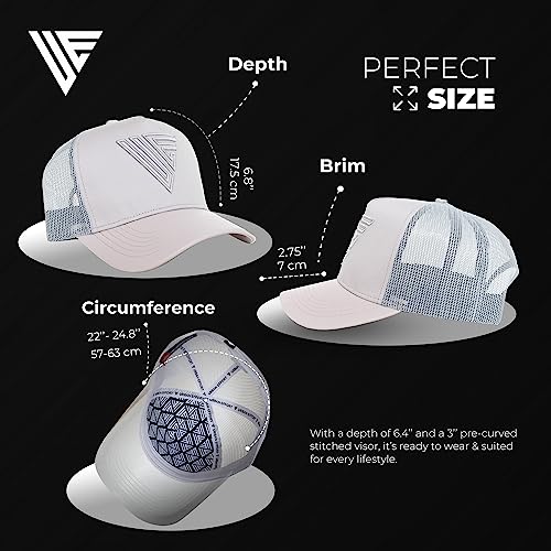 Image of Urban Effort Trucker Hat for Men - Mesh Back Baseball Cap, 5 Panel Snapback Hats for Men and Women