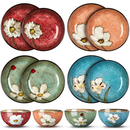 Qinyoung 12-Piece Floral Porcelain Set