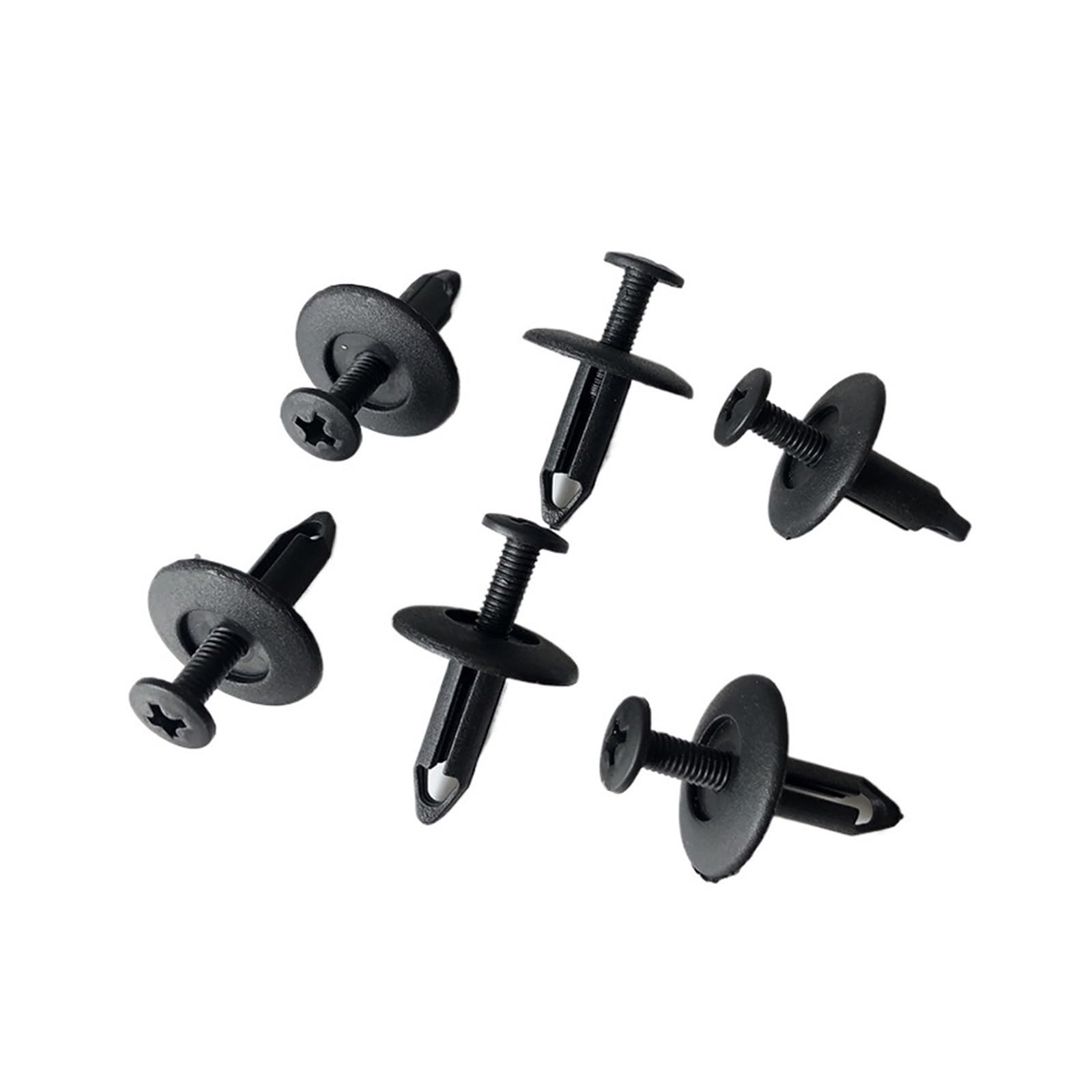KXFVYNE 20/30/40Pcs Plastic Car Clips Fixed Rivet Retainer Fenders Fastener Compatible for 6mm Hole(20pcs)