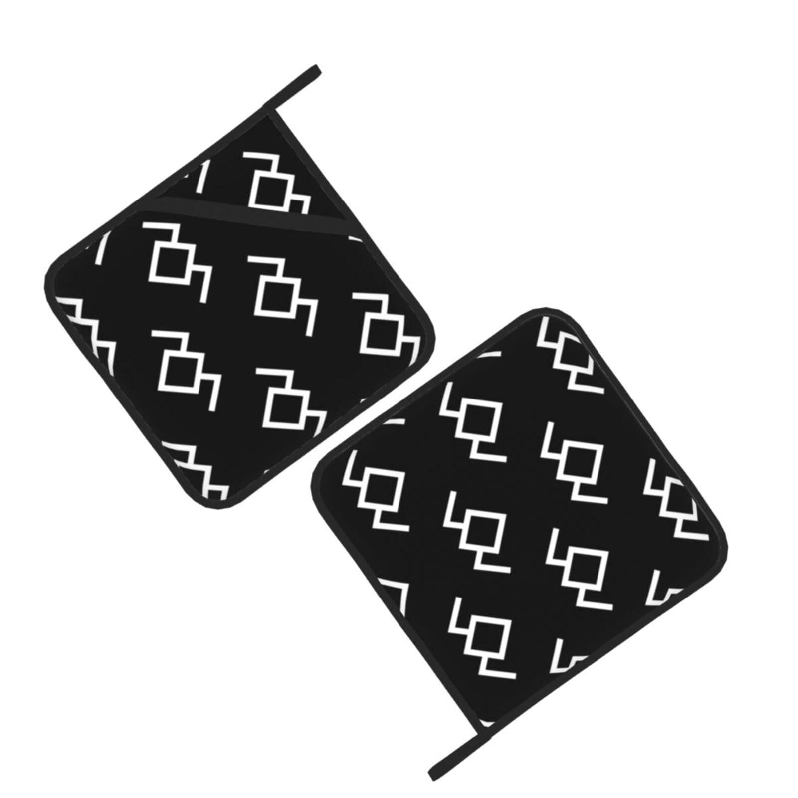 Peaks Owl Printed Oven Pot Holders Set of 2 Pcs Heat Resistant Kitchen Microwave Potholders for Cooking Baking Grilling