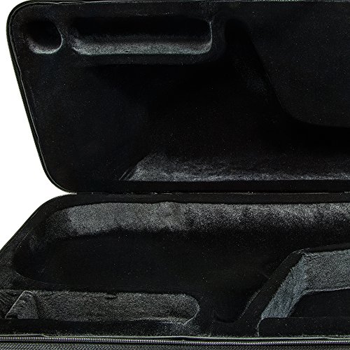 Paititi Ptaltlw102 Lightweight Alto Saxophone Case Durable With Backpack Straps, Black/Yellow #TOP3