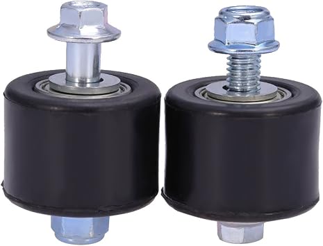 Saihisday Black Lower Chain Roller Guide Set Replacement for Yamaha YFZ 350 Banshee 1987-2006 Inner Diameter 8mm/0.31in Outside Diameter 35mm/1.37inch