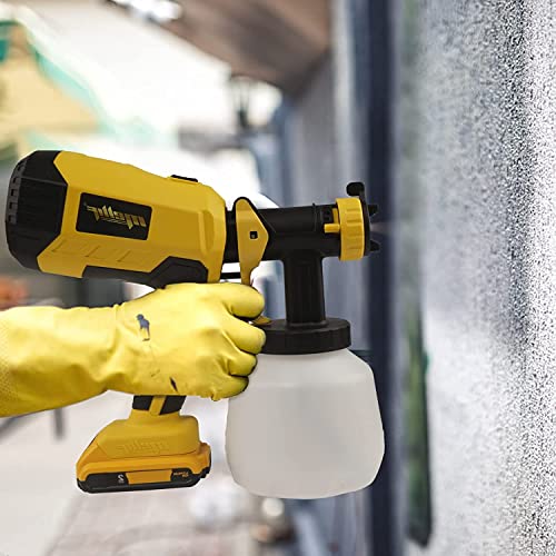 Mellif Brushless Hvlp Paint Sprayer For Dewalt 20V Max Battery, Cordless Paint Sprayer Handheld Paint Spray Gun For Furniture, Fence, Walls, Door, Garden Chairs (Battery Not Included) #TOP7