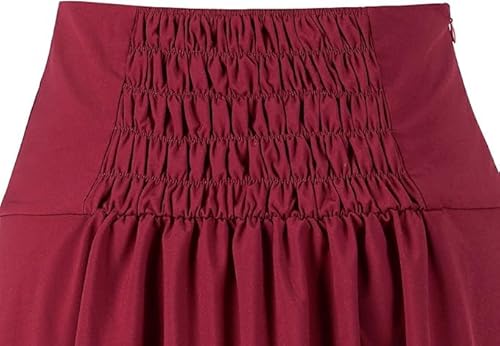 Itsjake Women'S Steampunk Retro Gothic Vintage Ruffle Skirt Hippie Lace Party Skirt thumb #2
