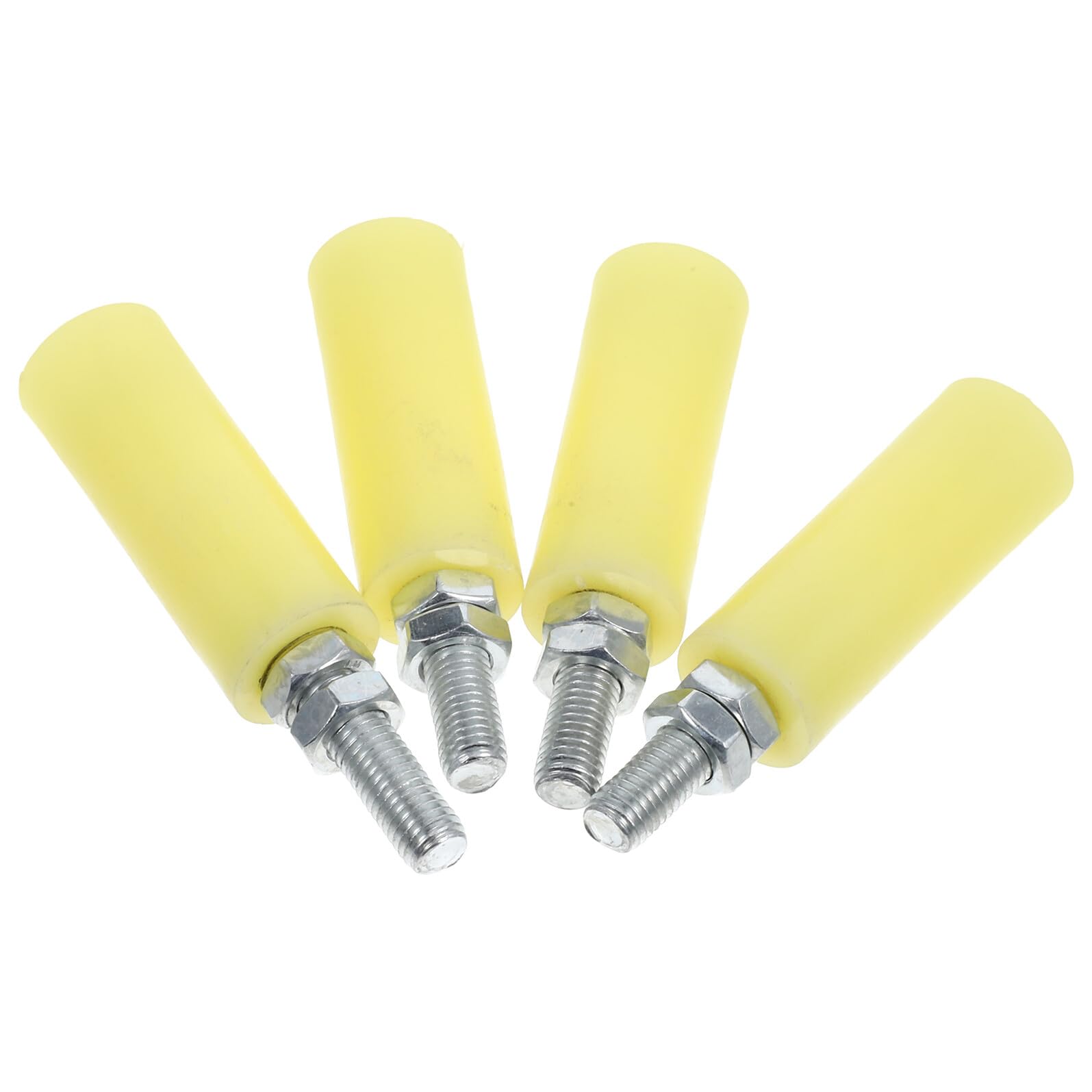 Galets de guidage pour portail coulissant en nylon solide Baluue lot de 4