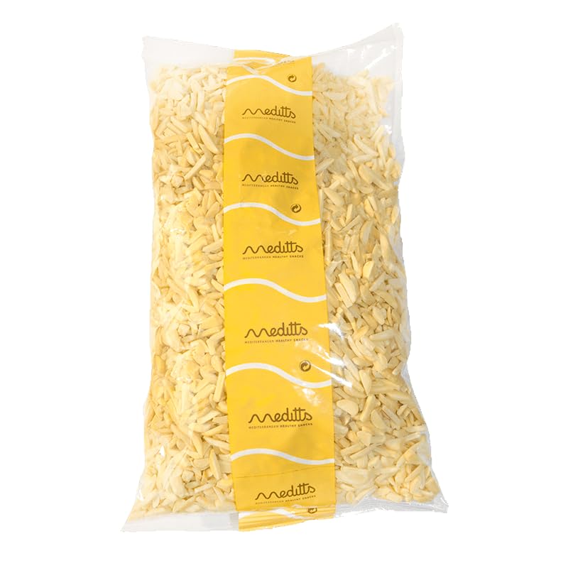 Meditts - Bastones de Almendra 1 kg | 100% Almendras Naturales | Sin Sal ni Aditivos | Ideal para Repostería y Cocina Saludable | Alto en Proteínas y Fibra | Apto para Dietas Keto y Veganas