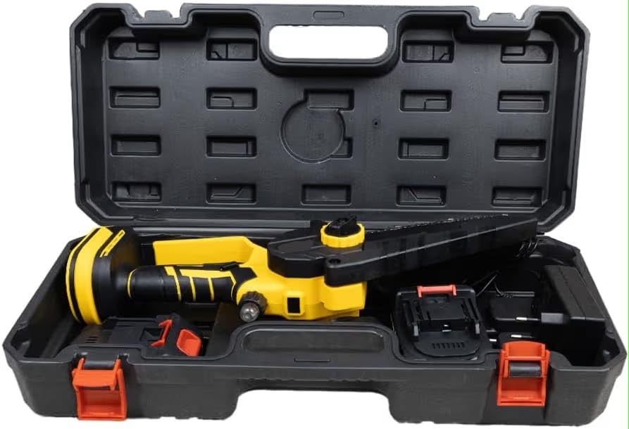 Image of Hetkrishi Mini Chainsaw Cordless, 8 Inch & 6 Inch Electric Chainsaw Battery Powered, 1000W Brushless Handheld Power Chain Saw with 2 Batteries, Tree Saw for Branch Trimming Wood Cutting