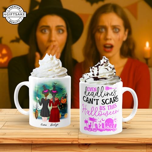 Taza personalizada Halloween Amigos 11oz miniatura 5