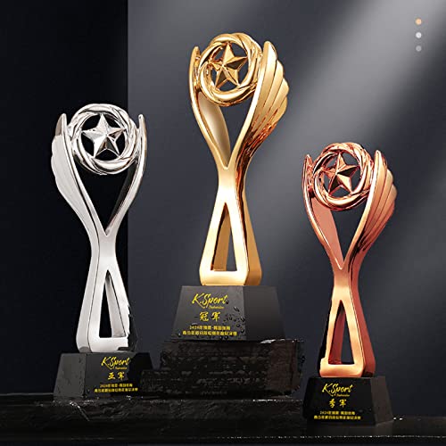 Troféu gravado personalizado, troféu de prêmio personalizado, prêmio/troféu gravado com jateamento d