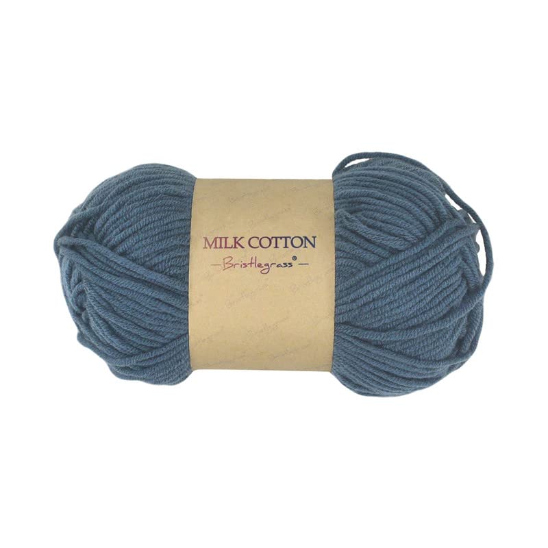 Bristlegrass Sock Antique Blue Yarn Wool Wonders Pure Color Medium Heavy Worsted/ 100% Acrylic, Multiple Colors/Skeins Can Provide Selectivity Feels Like Butta Yarn50G/1.76Oz - 115 Yards — image 1