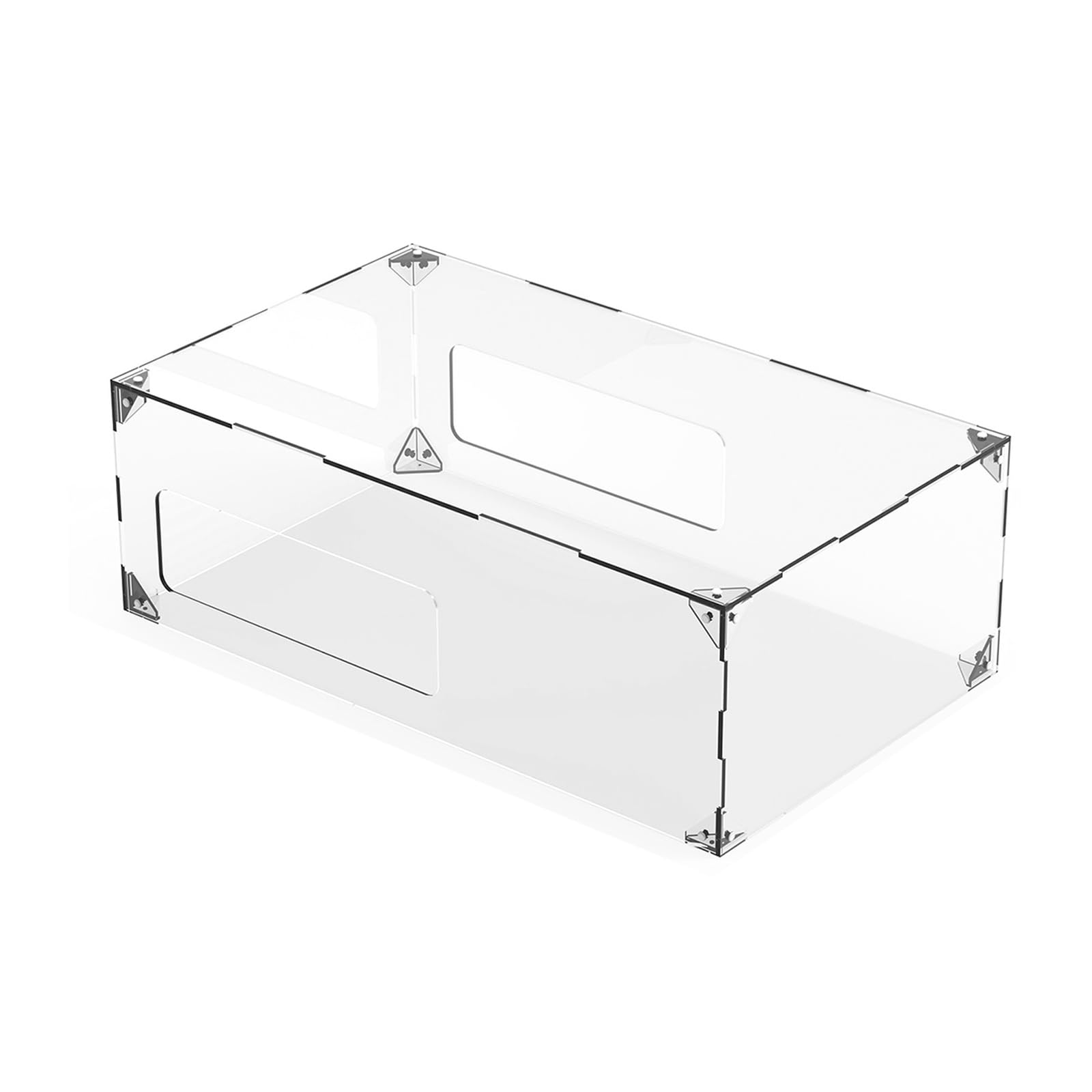 Funda protectora a prueba de polvo, fácil de limpiar, transparente para consola de juegos, pantalla horizontal
