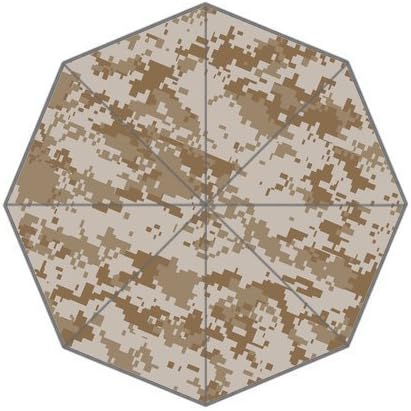 Camo Camoflage Digital Desert Military Style Totes Custom Easy Carry With Auto Foldable Rainy/Sunny Gifts Lightweight Umbrella