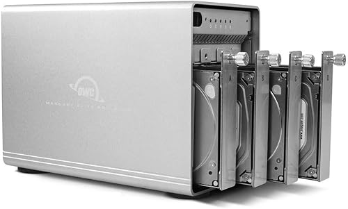 Miniatura 6 de OWC Mercury Elite Pro Quad RAID 5 Caja de almacenamiento externo de cuatro bahías, incluye SoftRAID XT